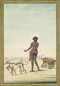 Dog Walker by  - Classic Art canvas print