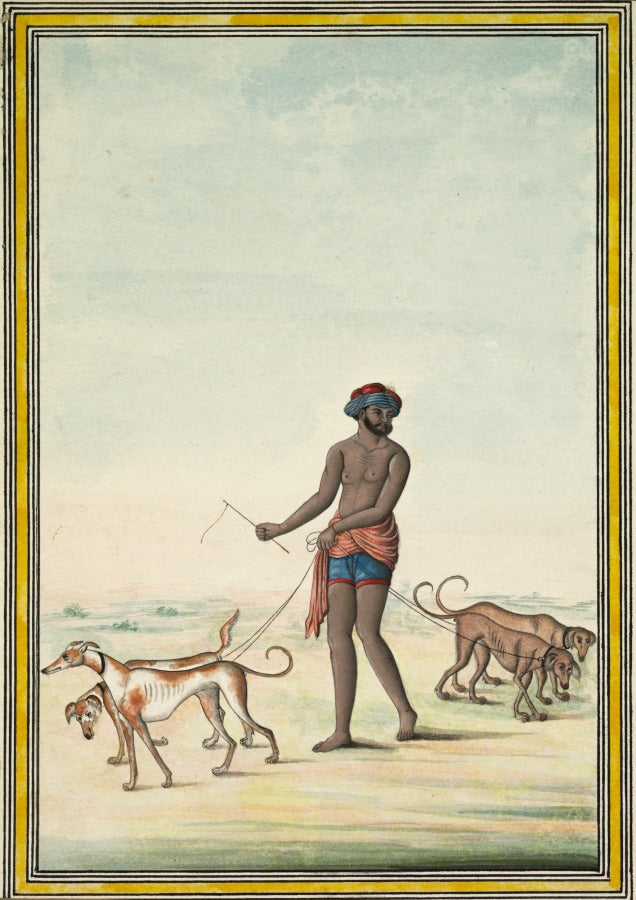 Dog Walker by  - Classic Art canvas print