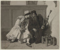 Young Greek Man in Conversation with a Priest by Alexandre Bida (French, 1823–1895) - Classic Painting canvas print