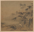 Watching the Deer by a Pine Shaded Stream by Ma Yuan (Chinese, c. 1150–after 1255) - Classic Art canvas print