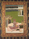 Portrait of Maharaja Savant Singh with Consort, Bani Thani by Nihal Chand (Indian) - Classic Art canvas print