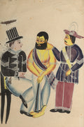 Jailer Receiving the Mahant of Tarakeshwar in Prison by  - Classic Art canvas print