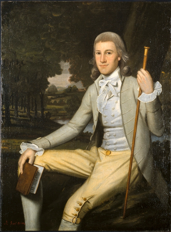 Moses Seymour Jr. by Ralph Earl (American, 1751–1801) - Classic Art canvas print