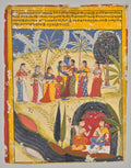 Krishna and Gopis by  - Classic Art canvas print