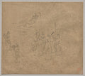 Album of Daoist and Buddhist Themes Procession of Daoist Deities Leaf 7 by  - Classic Art canvas print