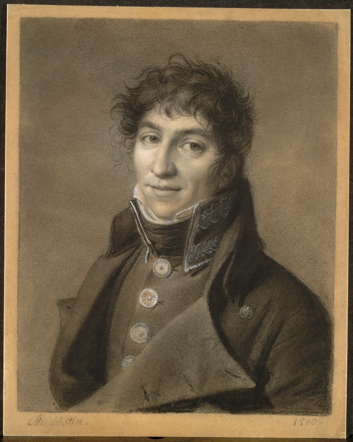 Portrait of a Man by Jean-Baptiste Jacques Augustin (French, 1759–1832) - Classic Painting canvas print