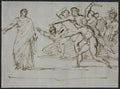 Assassination of Tiberius by Théodore Géricault (French, 1791–1824) - Classic Painting canvas print