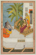 Shri Raga An Illustration from a Ragamala Series by  - Classic Art canvas print