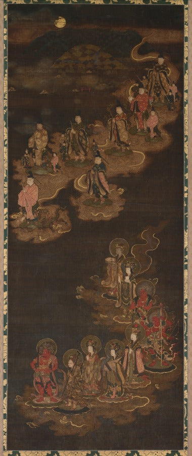 Descent of the Nine Luminaries and the Seven Stars at Kasuga by  - Classic Art canvas print