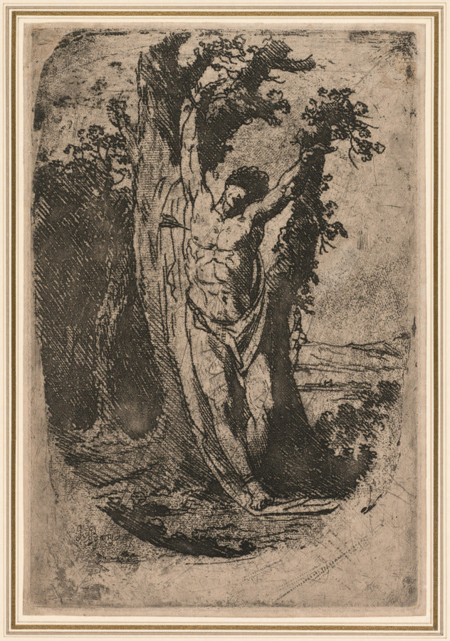 Saint Sebastian by James Barry (Irish, 1741–1806) - Classic Painting canvas print