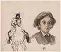 Study Sheet by Alfred Dehodencq (French, 1822–1882) - Classic Art canvas print