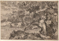 Augustus and the Tiburtine Sibyl by Marco Angolo del Moro (Italian, c. 1537–d. after 1586) - Classic Painting canvas print