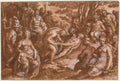 The Flaying of Marsyas by Jan van der Straet, called Johannes Stradanus (Netherlandish, active Italy, 1523–1605) - Classic Painting canvas print