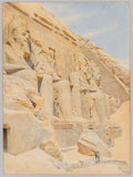The Great Temple of Abu Simbel by Walter Frederick Roofe Tyndale (British, born Belgium, 1855–1943) - Classic Painting canvas print