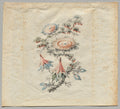 Flower Embroidery Design for Silk Manufactory of Lyon by Jean Baptiste Pillement (French, 1728–1808) - Classic Art canvas print