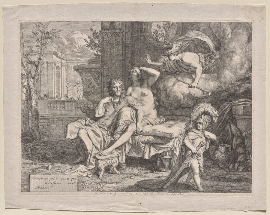 Mercury Orders Calypso to Allow Ulysses Depart by Gerard de Lairesse (Flemish, 1641–1711) - Classic Painting canvas print