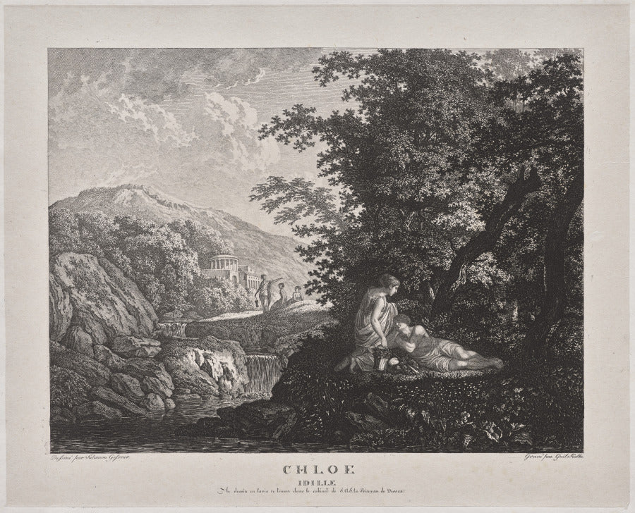 Chloe by Carl Wilhelm I Kolbe (German, 1757–1835) - Classic Painting canvas print