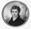 Portrait of a Man by J. Lecourt - Classic Art canvas print