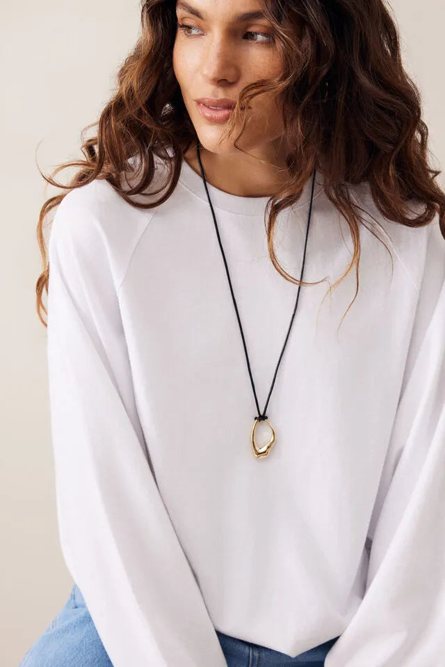 Jordi Slouchy Top - White