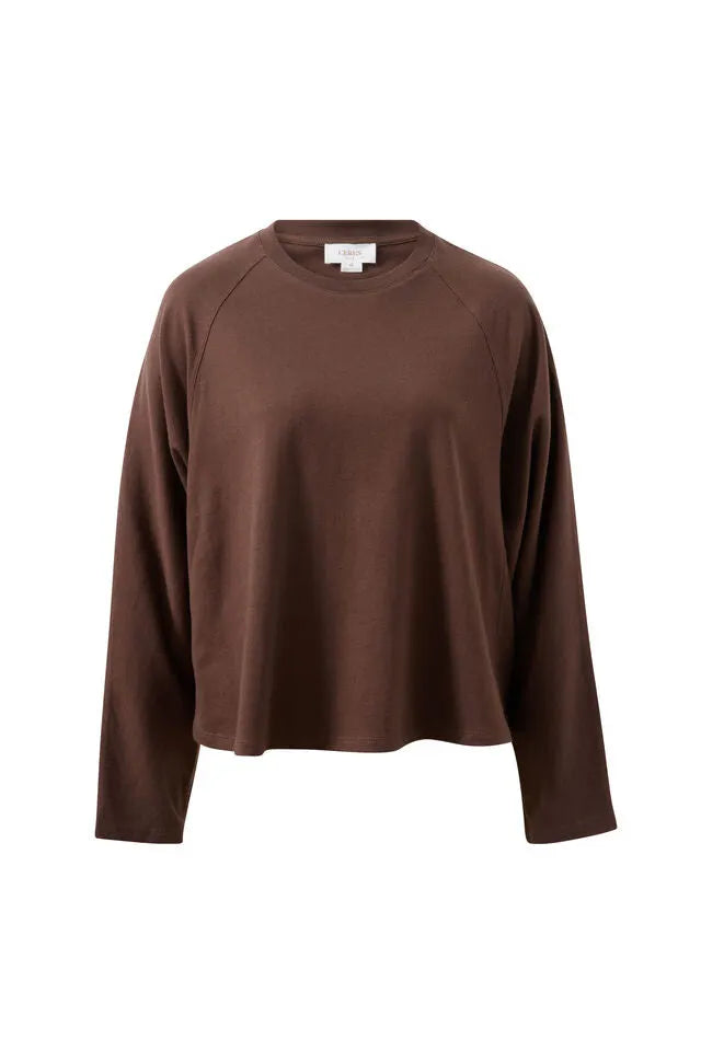 Jordi Slouchy Top - Chocolate