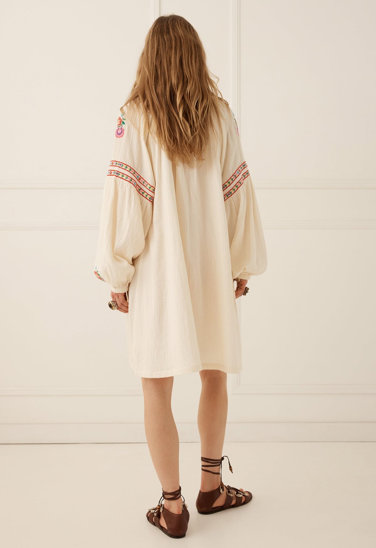 Feliz Tunic Dress - Vintage Cream
