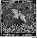 Rank Badge with Crane by  - Classic Art canvas print