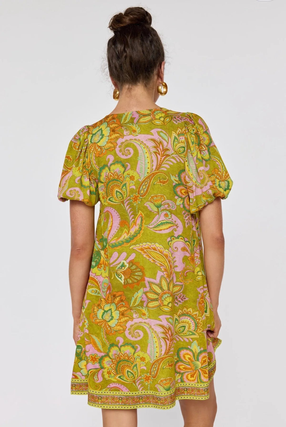 Gemmah Mini Dress - Olive