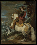 Don Gaspar de Guzmn 15871645, Count-Duke of Olivares by Juan Bautista Martínez del Mazo - Oil Painting canvas print