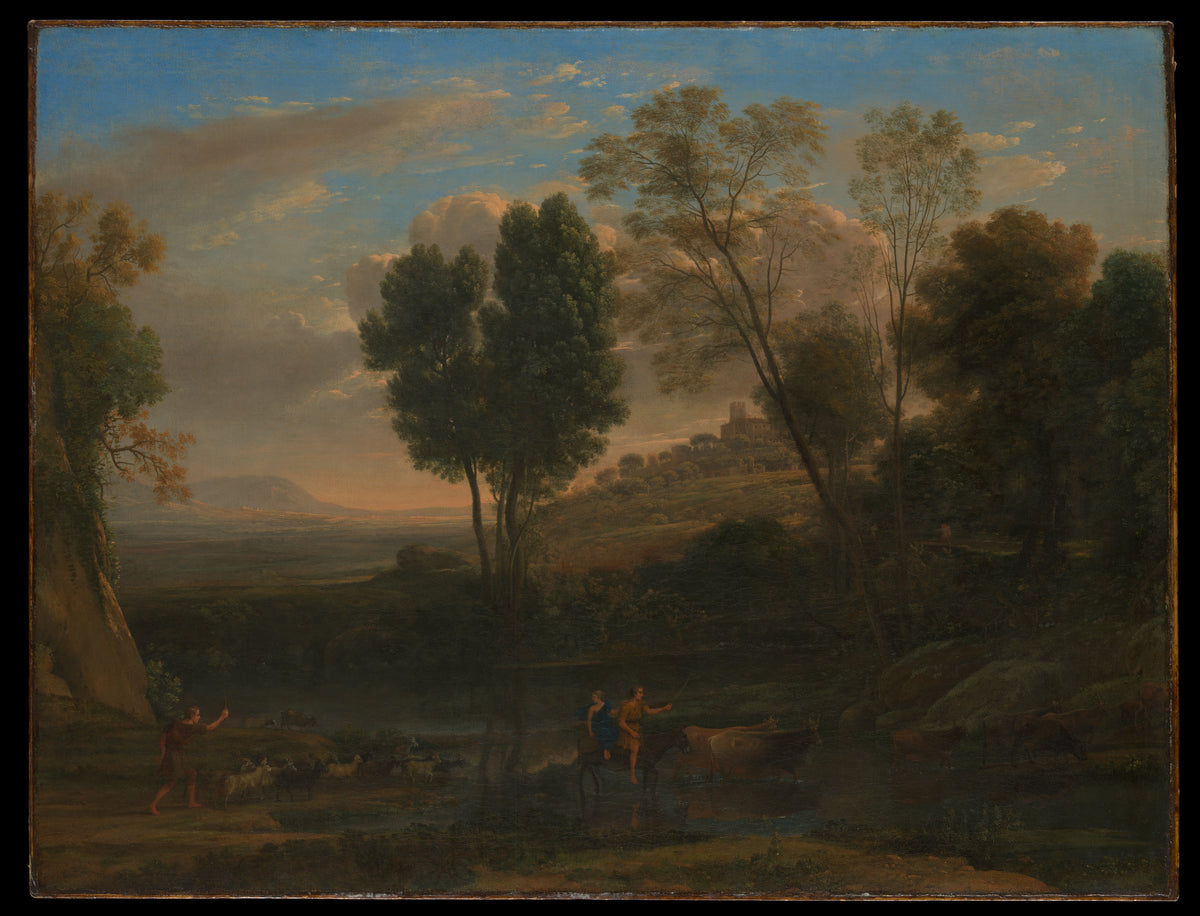 Sunrise by Claude Lorrain (Claude Gellée) - Oil Painting canvas print