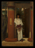 An Egyptian in a Doorway by Sir Lawrence Alma-Tadema - Academic canvas print