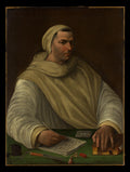 Portrait of an Olivetan Monk by Baldassarre Tommaso Peruzzi - Oil Painting canvas print