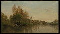The Banks of the Oise by Charles-François Daubigny - Classic Art canvas print