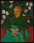 La Berceuse Woman Rocking a Cradle Augustine-Alix Pellicot Roulin, 18511930 by Vincent van Gogh - Post-Impressionist canvas print