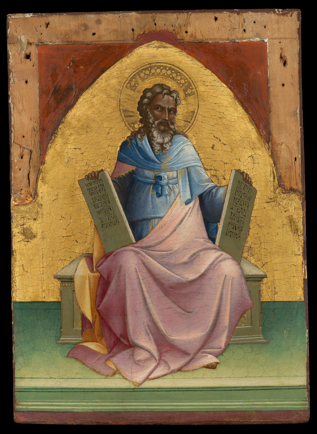 Moses by Lorenzo Monaco (Piero di Giovanni) - Tempera canvas print