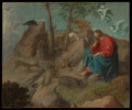 Christ in the Wilderness by Moretto da Brescia (Alessandro Bonvicino) - Oil Painting canvas print