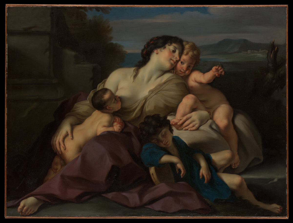 Charity by Carlo Cignani - Classic Art canvas print