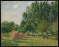Haystacks, Morning, Eragny by Camille Pissarro - Impressionist canvas print