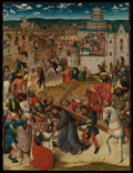Christ Bearing the Cross by North Netherlandish (Bruges) Painter - Classic Art canvas print