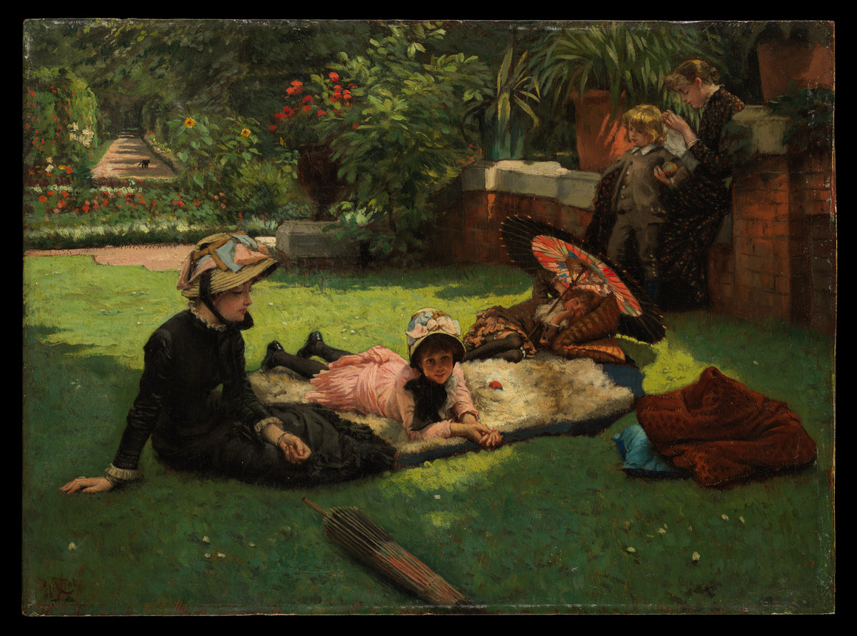 In Full Sunlight En plein soleil by James Tissot - Classic Art canvas print