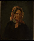 Portrait of a Woman, Called Hlose Ablard by Gustave Courbet - Realist canvas print