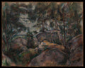 Rocks at Fontainebleau by Paul Cézanne - Oil Painting canvas print