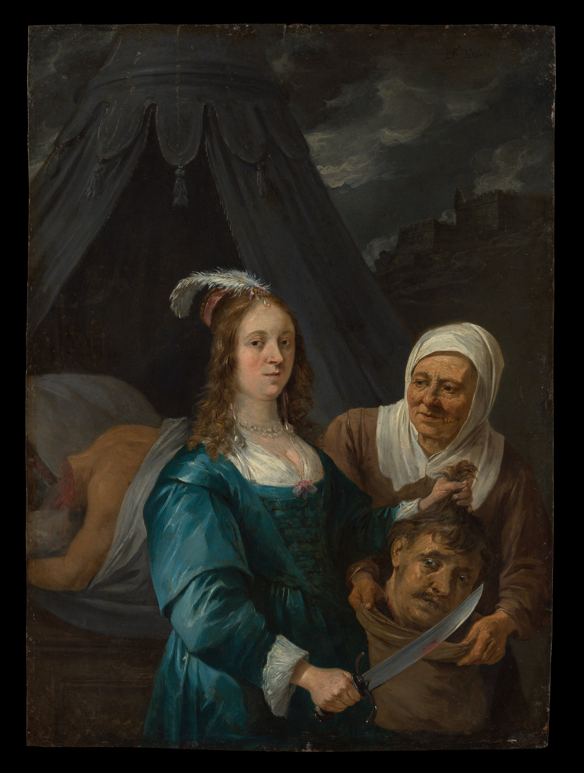 Judith with the Head of Holofernes by David Teniers the Younger - Classic Art canvas print