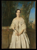 Comtesse de La Tour-Maubourg Marie-Louise-Charlotte-Gabrielle Thomas de Pange, 18161850 by Théodore Chassériau - Oil Painting canvas print