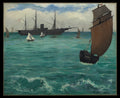 The Kearsarge at Boulogne by Edouard Manet - Impressionist canvas print