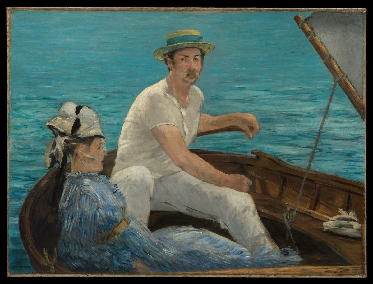 Boating by Edouard Manet - Impressionist canvas print