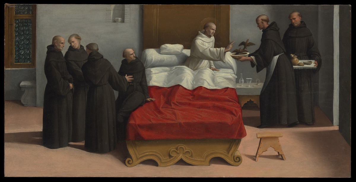 Saint Nicholas of Tolentino Reviving the Birds by Garofalo (Benvenuto Tisi da Garofalo) - Oil Painting canvas print