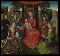 Virgin and Child with Saints Catherine of Alexandria and Barbara by Hans Memling - Northern Renaissance canvas print