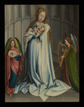 Virgin and Child in an Apse by Robert Campin - Oil Painting canvas print
