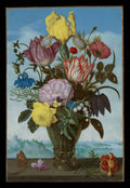 Bouquet of Flowers in a Roemer by Ambrosius Bosschaert the Elder - Classic Art canvas print