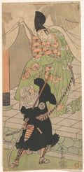 The Messenger in Black by Katsukawa Shunshō　勝川春章 - Ukiyo-e canvas print